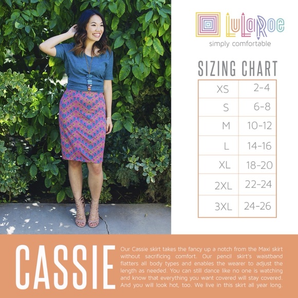 Cassie XS- Lularoe - Picture 3 of 3